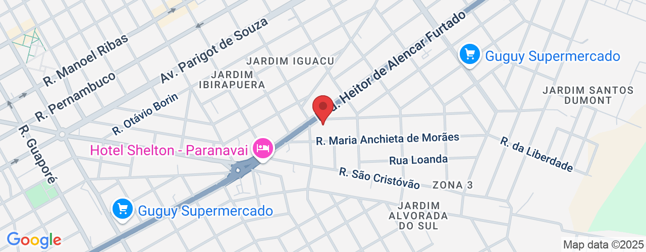 R. Miguel Gomar, 44 - Jardim Santos Dumont, Paranavaí - PR, 87706-040, Brasil