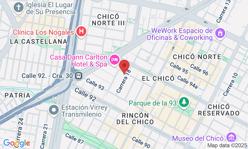 Cra. 18 #93A - 83, Chapinero, Bogotá, Cundinamarca, Colombia