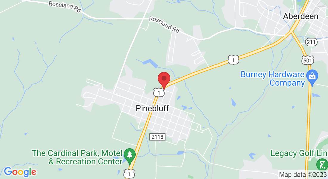 525 N Walnut St, Pinebluff, NC 28373, USA