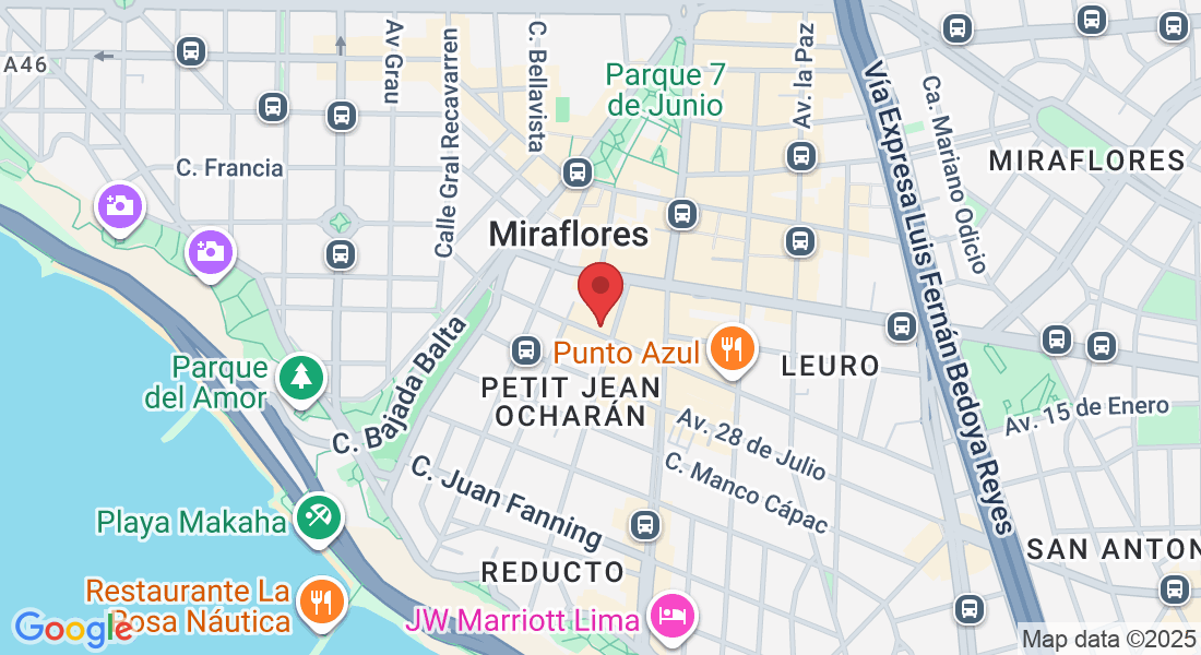 Ca. San Martín 377, Miraflores 15074, Perú