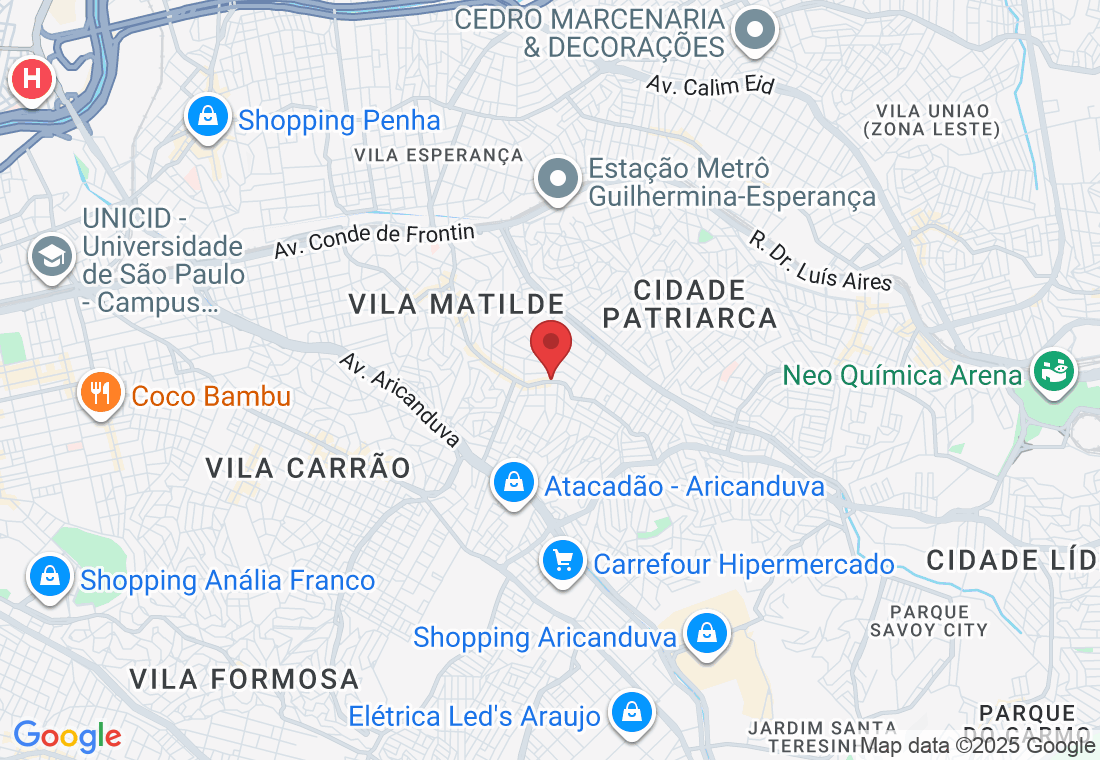 Av. Waldemar Carlos Pereira, 887 - sala 2 - Vila Talarico, São Paulo - SP, 03533-001, Brasil