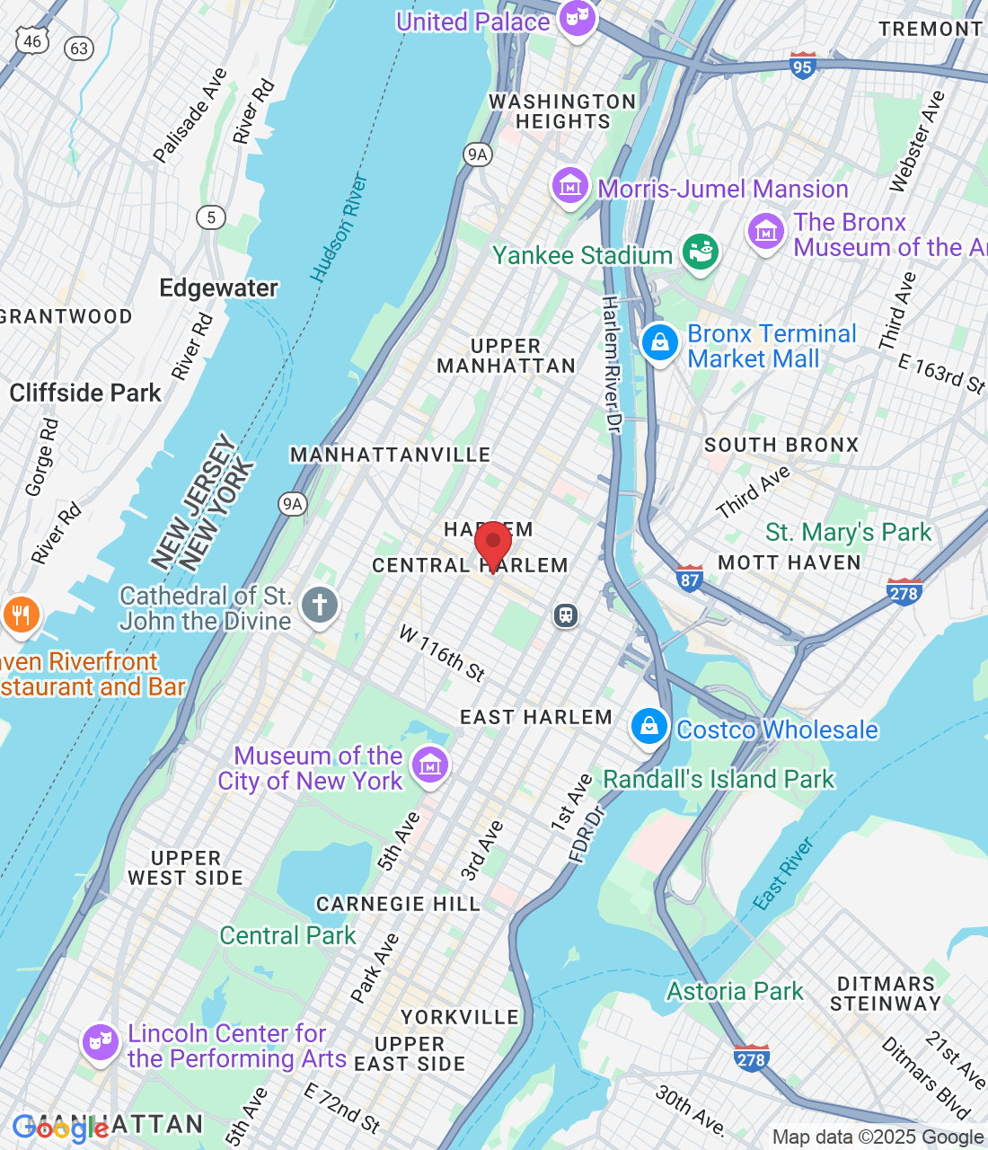 105 W 125th St, New York, NY 10027, USA
