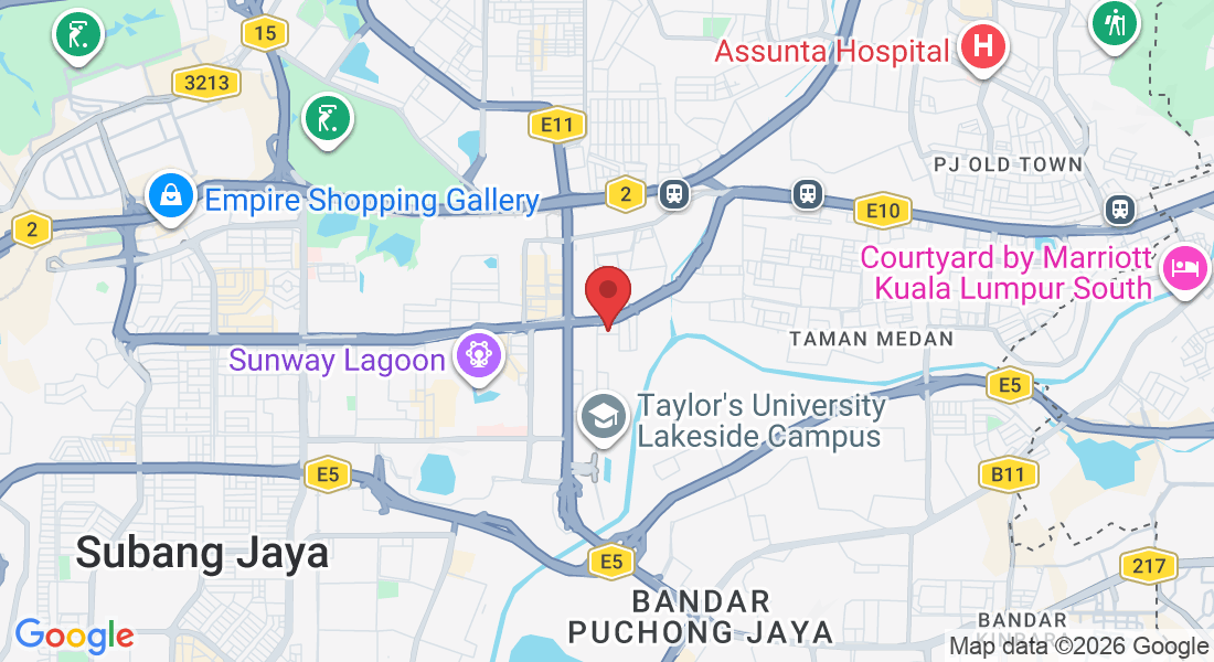 3, Jalan PJS 7/20b, Bandar Sunway, 46150 Petaling Jaya, Selangor, Malaysia