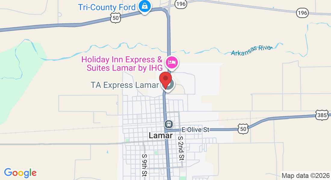 US-50, Lamar, CO, USA