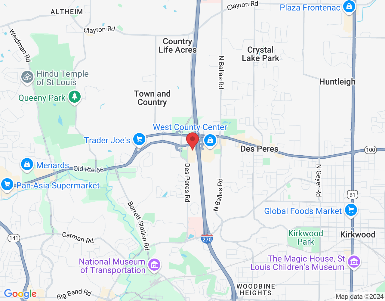 1062 Old Des Peres Rd, St. Louis, MO 63131, USA