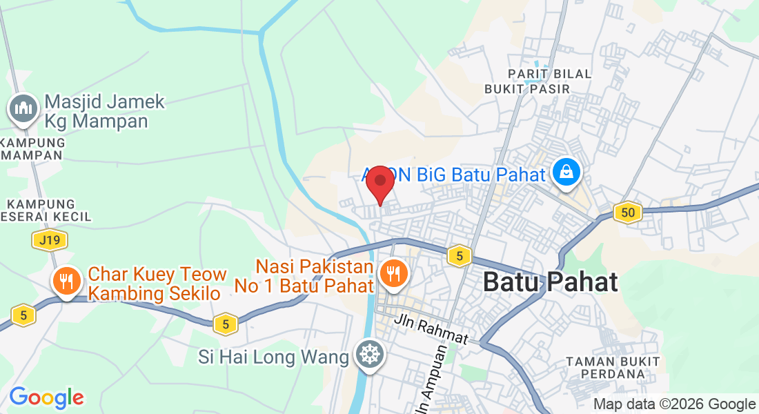 40, Jalan Dedaru, Taman Nira, 83000 Batu Pahat, Johor Darul Ta'zim, Malaysia