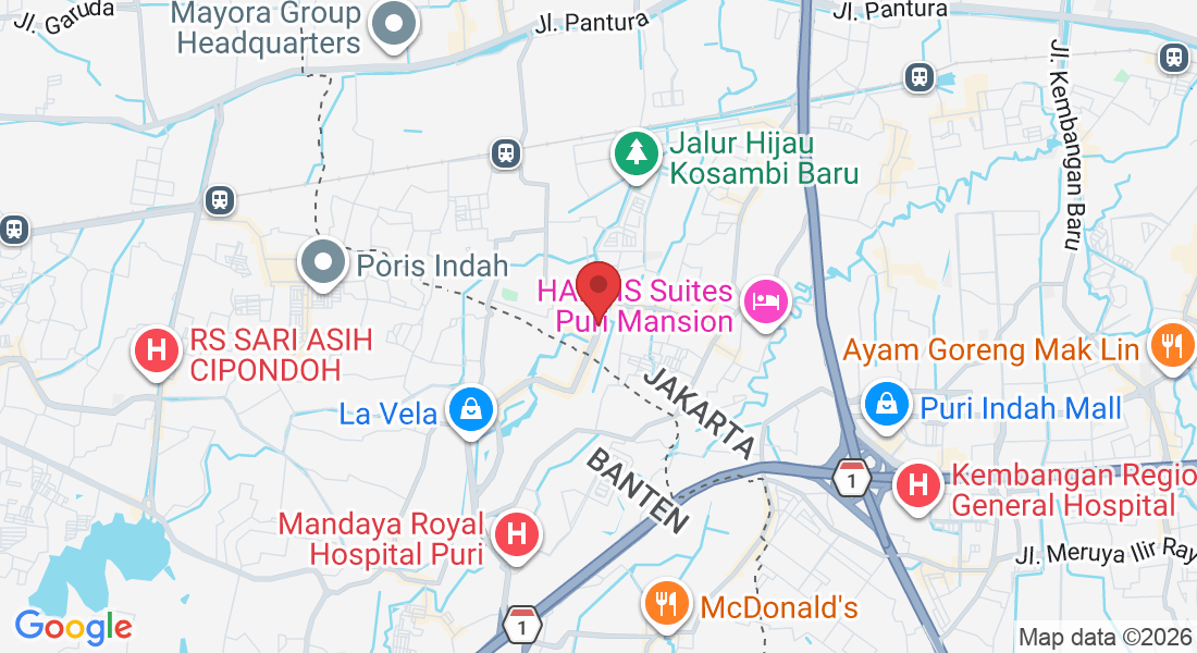 Jl. Green Lake City Boulevard, Duri Kosambi, Kecamatan Cengkareng, Kota Jakarta Barat, Daerah Khusus Ibukota Jakarta, Indonesia