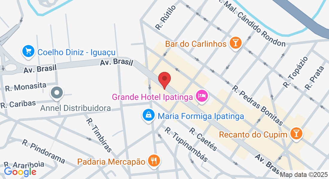 Av. Brasil, 650 A - Iguaçu, Ipatinga - MG, 35162-036, Brasil