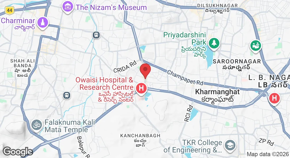 near Yadagiri Theater, Sai Ratna Arcade, New Santoshnagar, Santosh Nagar, Hyderabad, Telangana 500059, India
