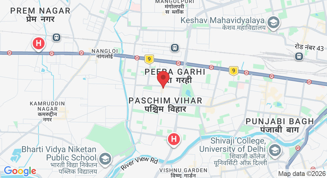 304, Gupta Plaza, Commercial Complex, Bhera Enclave, Paschim Vihar, New Delhi, Delhi, 110087, India