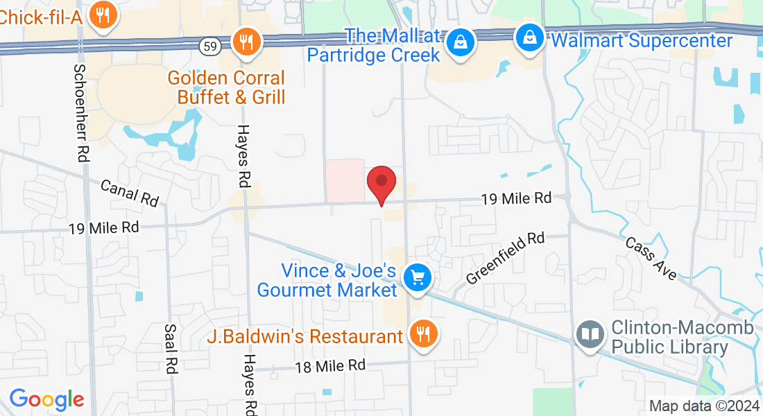 16560 19 Mile Rd, Clinton Twp, MI 48038, USA