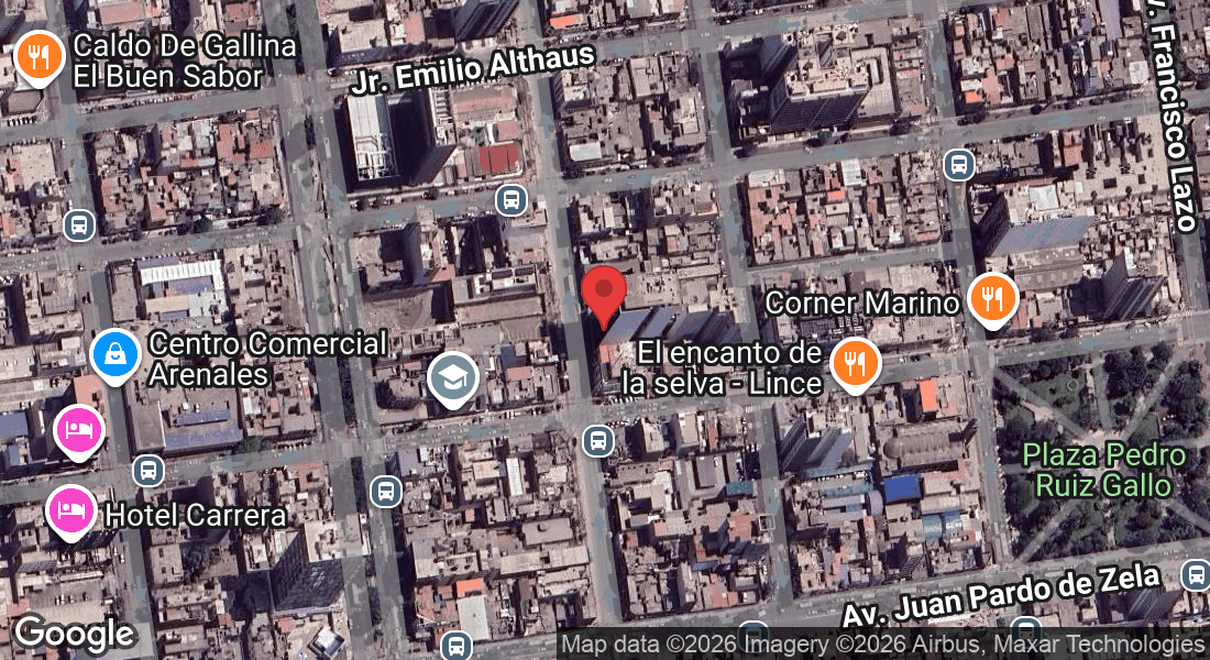 Av. Petit Thouars N° 1775, Lince LIMA 14, Perú