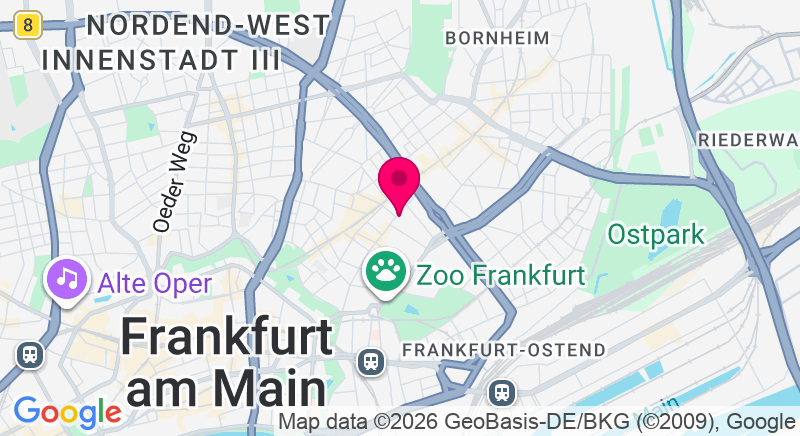 Sandweg 86, 60316 Frankfurt am Main-Bornheim/Ostend, Deutschland