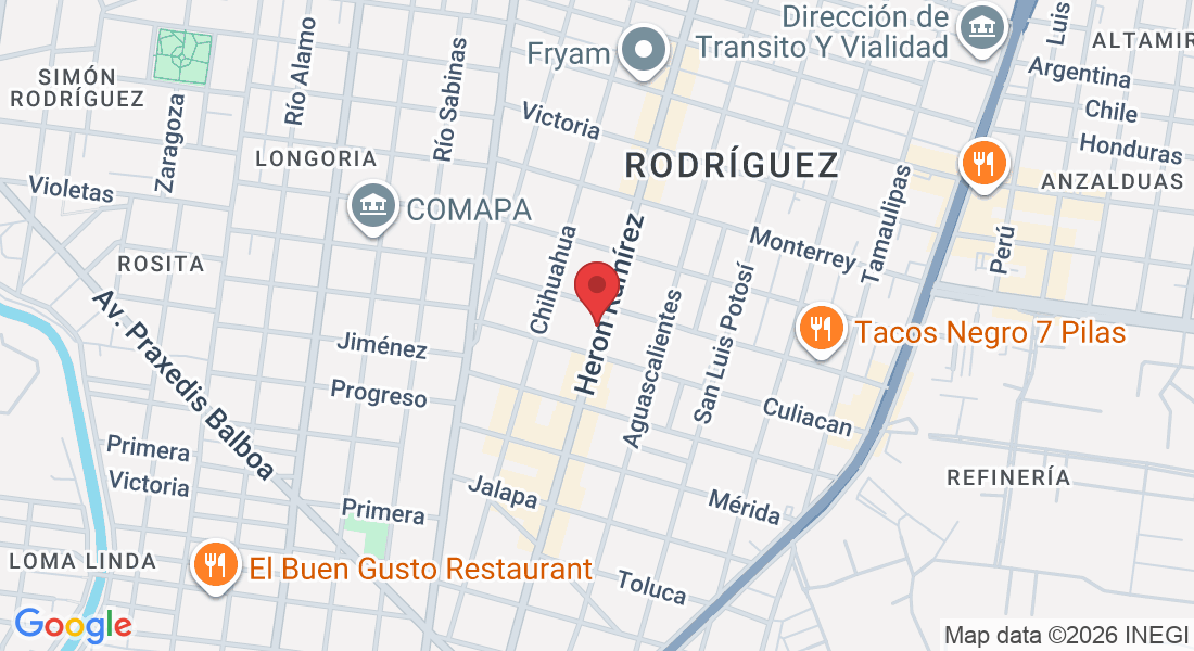 Heron Ramírez 1120, Rodríguez, 88630 Reynosa, Tamps., México