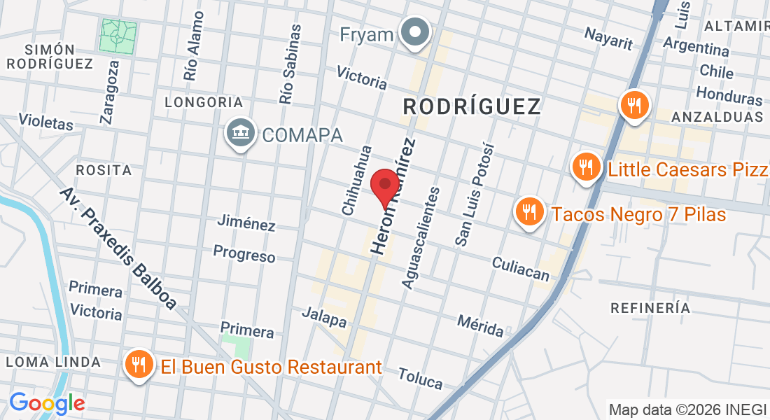 Heron Ramírez 1120, Rodríguez, 88630 Reynosa, Tamps., México