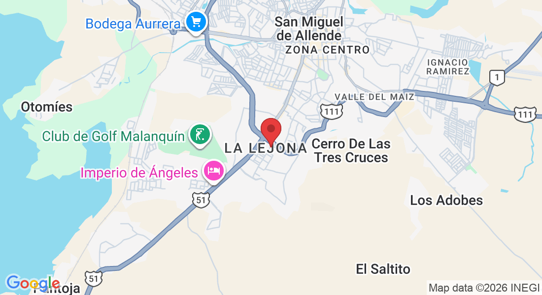 Vicente Araiza 88, La Lejona, 37765 San Miguel de Allende, Gto., México