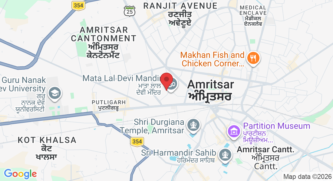 118-A, New Majitha House Colony, Rani Ka Bagh, Amritsar Cantonment, Amritsar, Punjab 143001, India