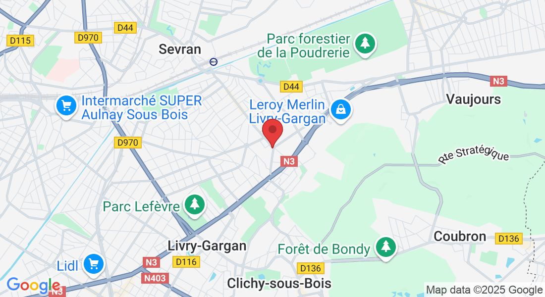 45 B Rue Eugène Masse, 93190 Livry-Gargan, France