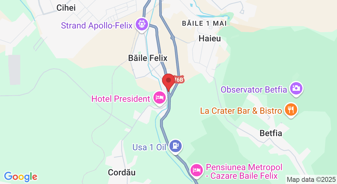 Calea Beiușului 44, Băile Felix 417500, Romania