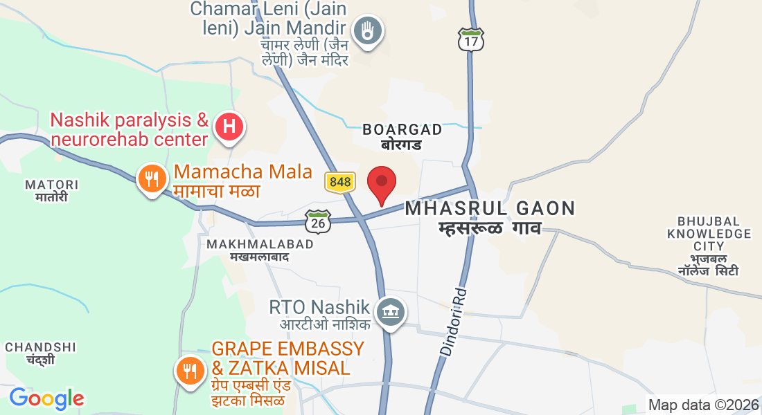 4, Rajlaxmi Appt., Adarsha Nagar Mhasrul-Makhamalabad, Link Road, Somnath Shinde Nagar, Shirish Society, Mhasrul, Nashik, Maharashtra 422004, India