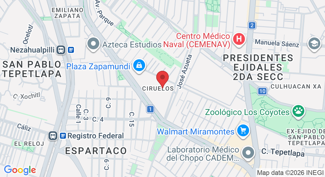 Dentro de Plaza Zapamundi, Canal de Miramontes 2600-local D61, Coapa, Ciruelos, Coyoacán, 04830 Ciudad de México, CDMX, México