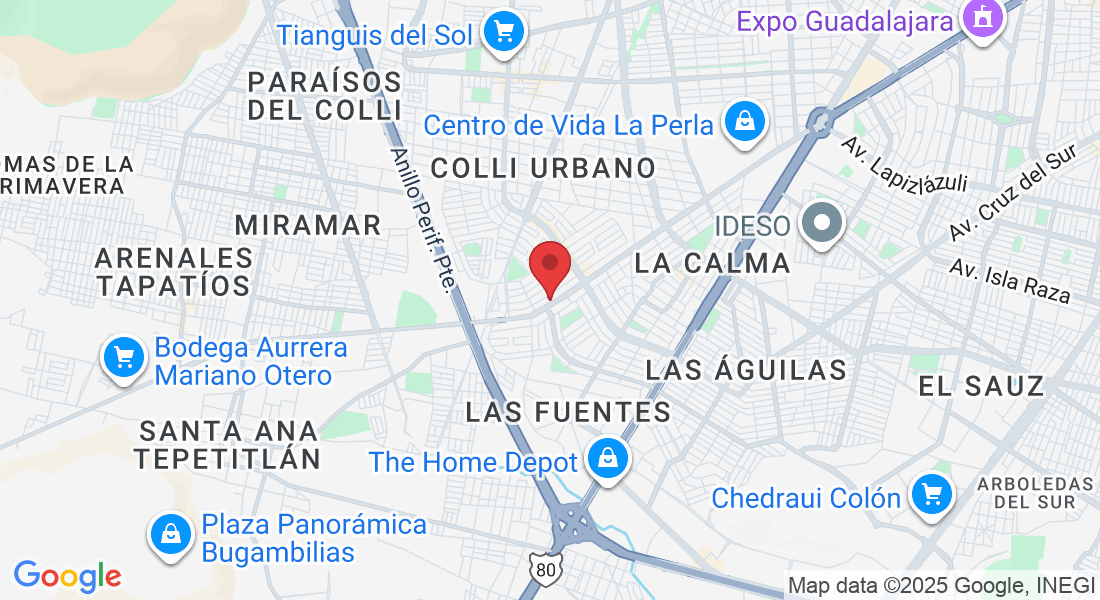 Av. Mariano Otero 5612, Paseos del Sol, 45070 Zapopan, Jal., Mexico