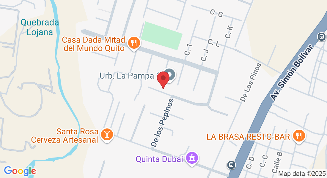 Pasaje 4, Urb. La Pampa 2, y, Quito, Ecuador