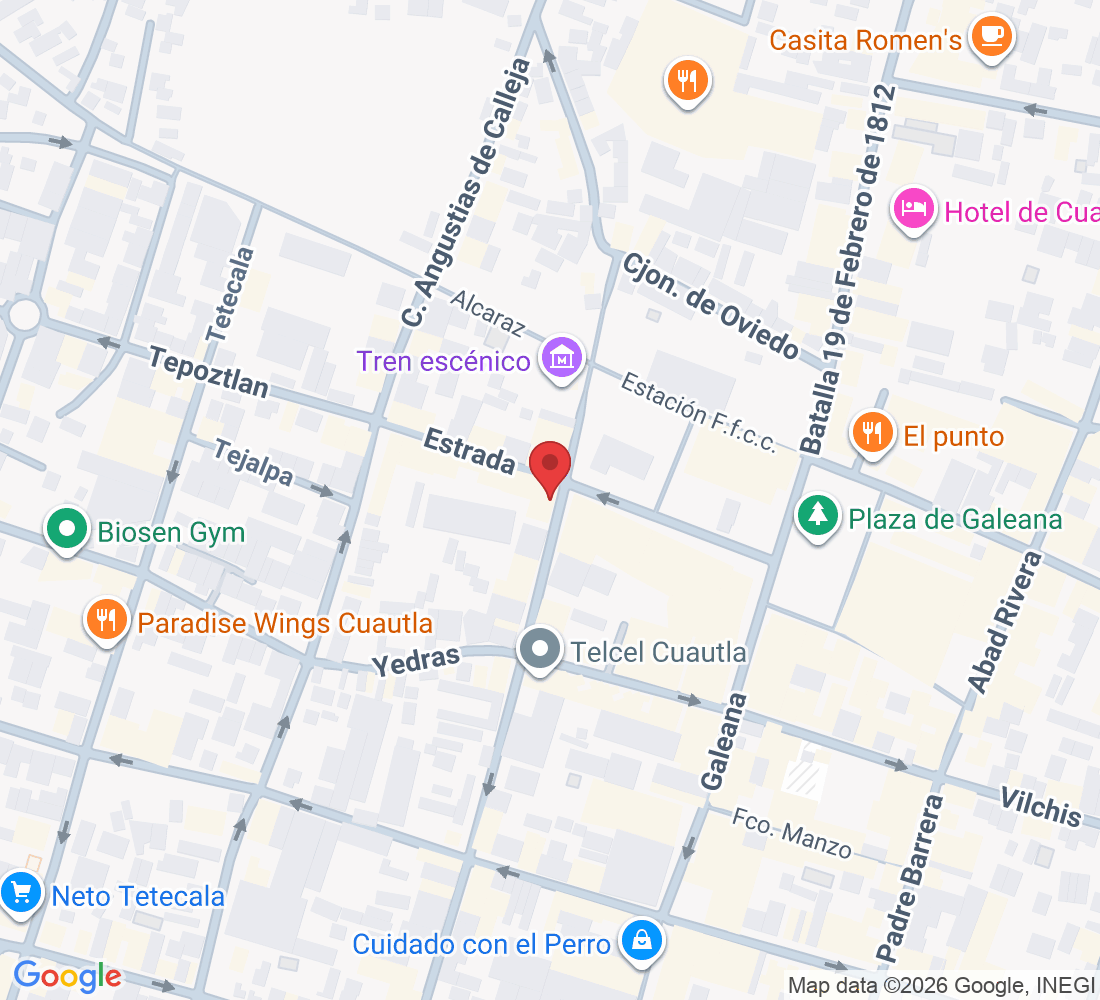 Niño Artillero 35, Centro, 62740 Cuautla, Mor., México