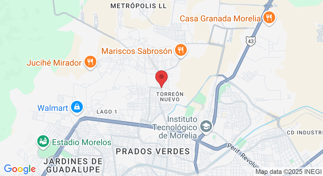 Av. Torreon Nuevo 1560, 58116 Morelia, Mich., México