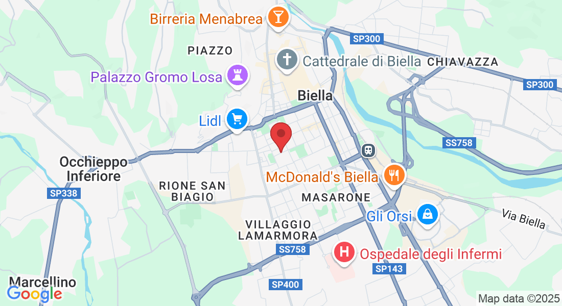 Corso Risorgimento, 13900 Biella BI, Italy