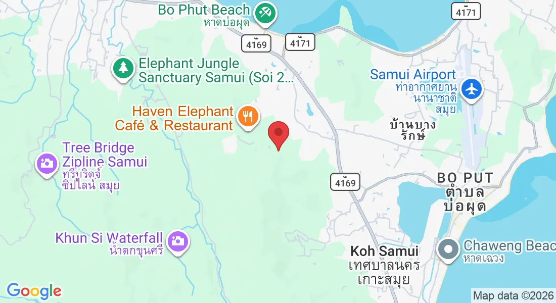 G2RJ+729, Bo Put, Ko Samui District, Surat Thani 84320, Thailand