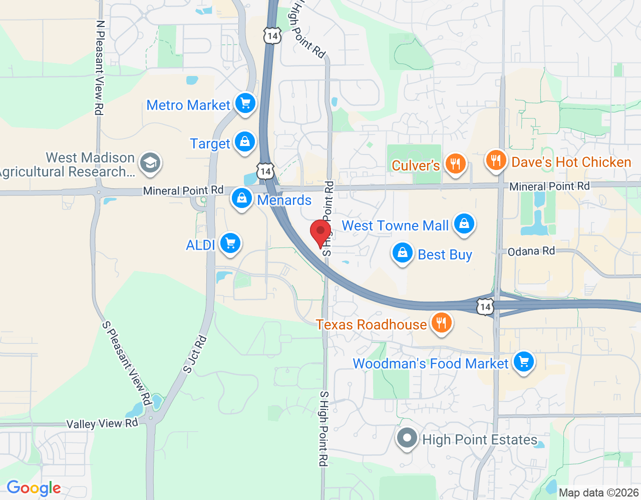 502 S High Point Rd, Madison, WI 53719, USA