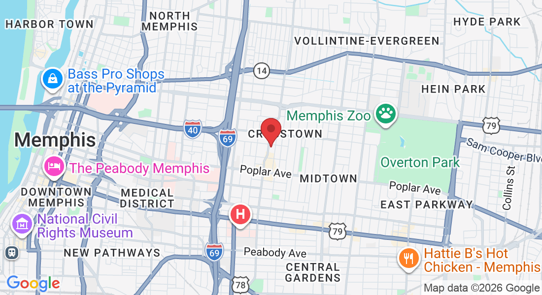 308 N Cleveland St, Memphis, TN 38104, USA