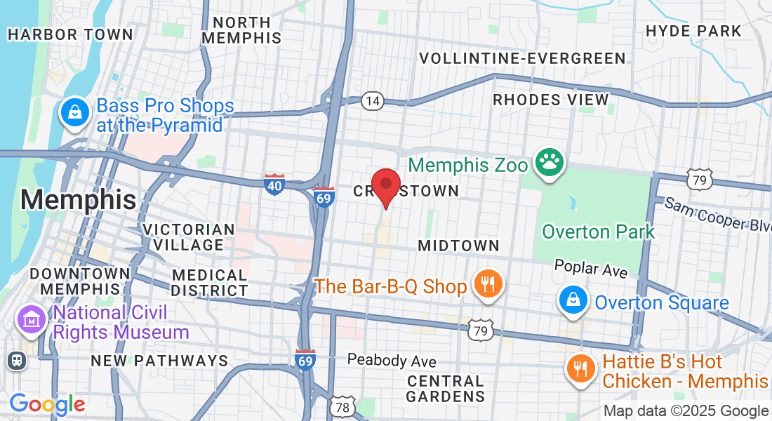 308 N Cleveland St, Memphis, TN 38104, USA