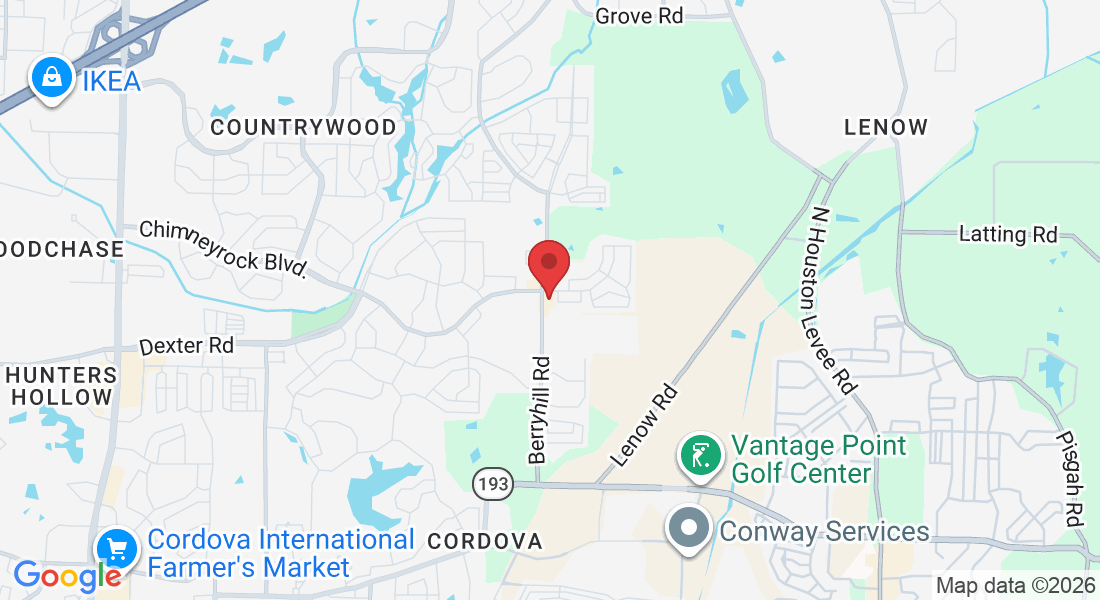 1890 Berryhill Rd suite 101, Cordova, TN 38016, USA