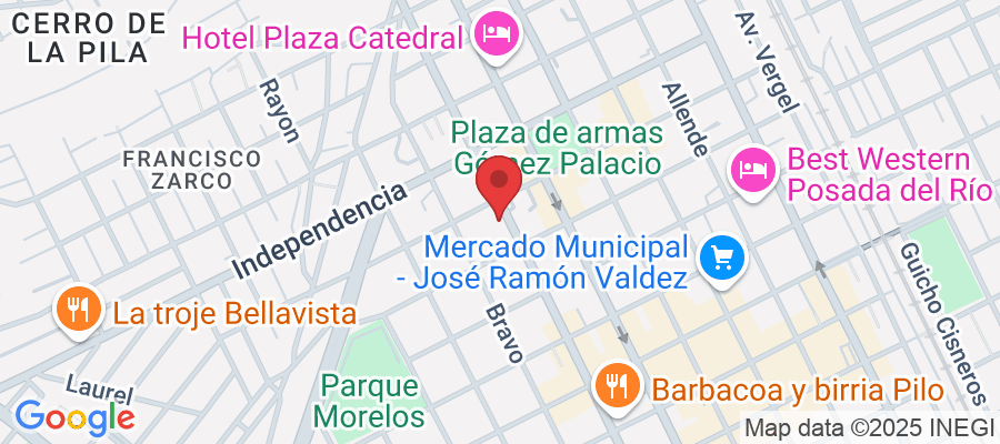Av. Javier Mina 245 Norte, Centro, 35000 Gómez Palacio, Dgo., México