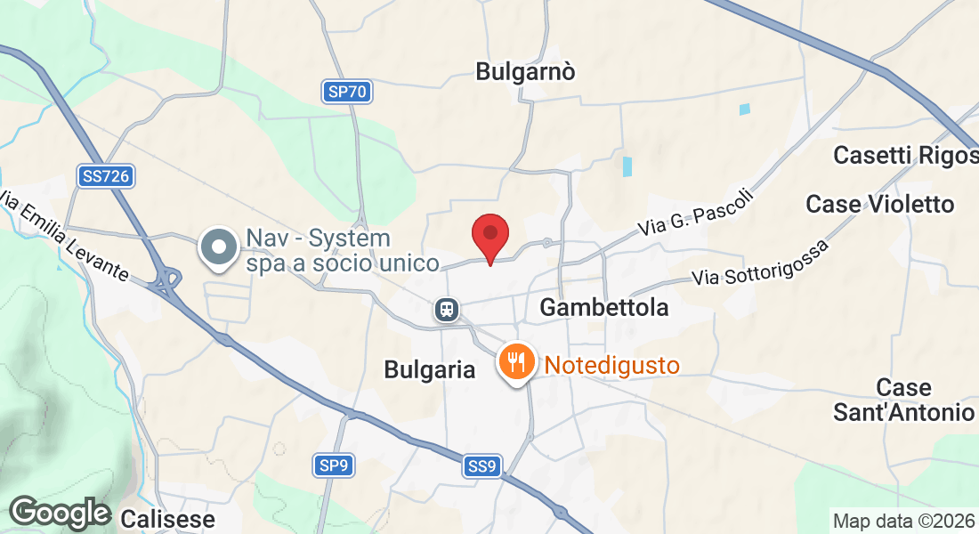 Via E. Curiel, 19, 47035 Gambettola FC, Italia