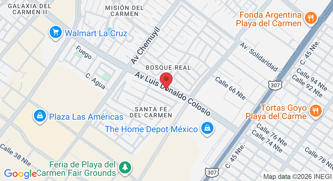 Av Luis Donaldo Colosio, Luis Donaldo Colosio, 77712 Playa del Carmen, Q.R., México