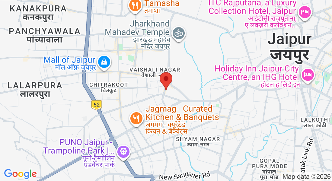92, Bhan Nagar Prince road, A 91, Vaishali Nagar, Jaipur, Rajasthan 302021, India