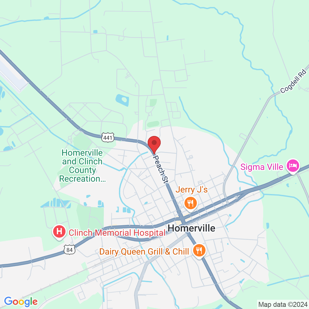 544 N Church St, Homerville, GA 31634, USA