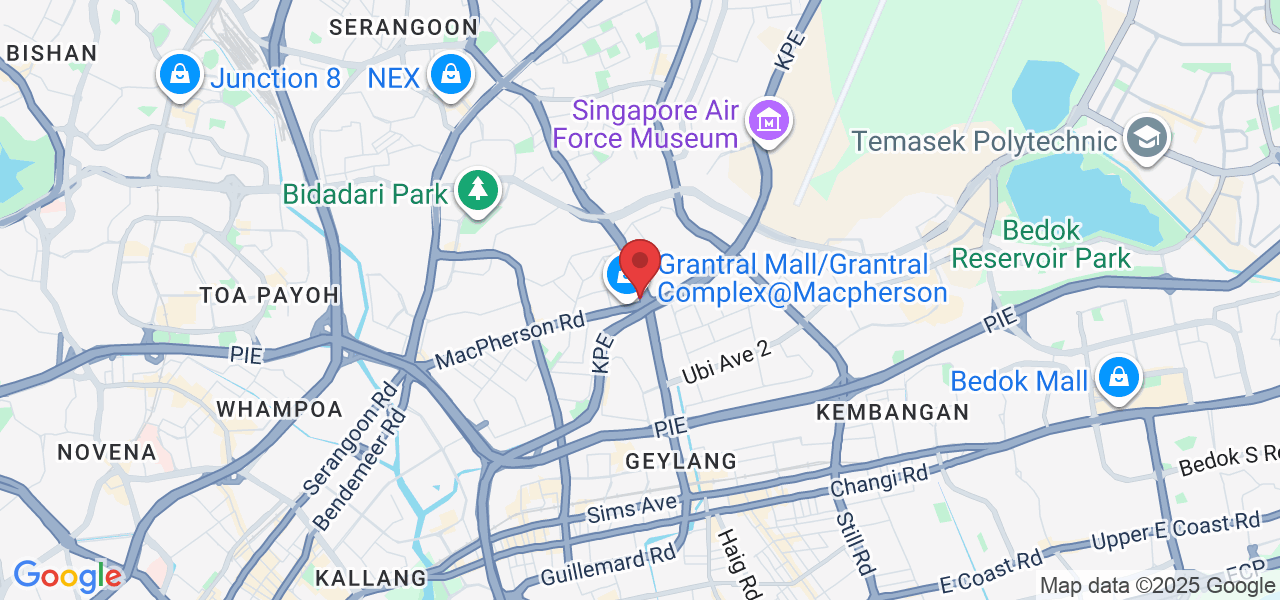 605 MacPherson Road, #02-08, Grantral Mall, Grantral Complex, Singapore 368239