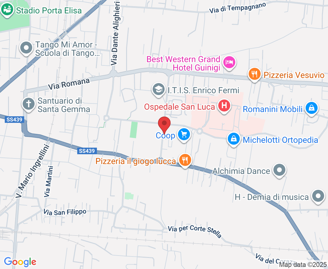 Via Carlo Piaggia, 385, 55100 Lucca LU, Italia