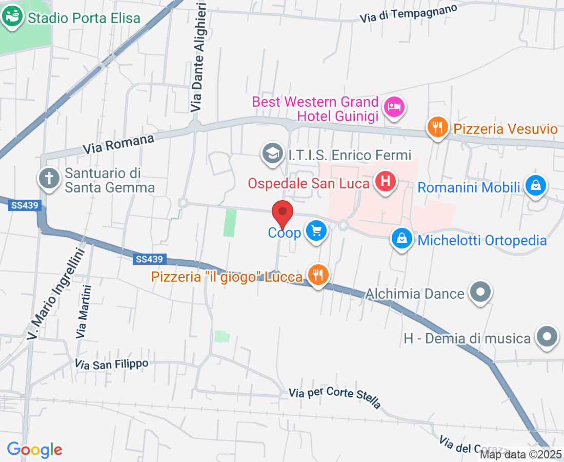 Via Carlo Piaggia, 385, 55100 Lucca LU, Italia
