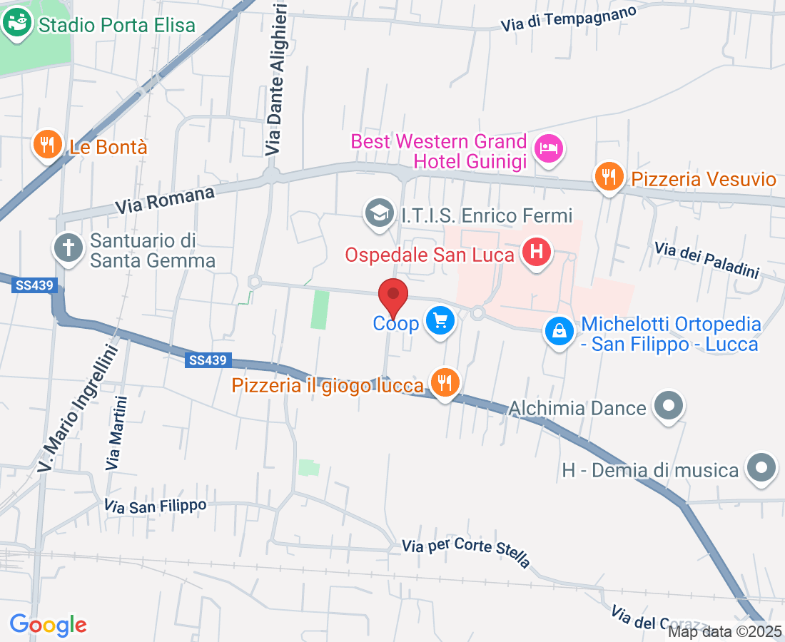 Via Carlo Piaggia, 385, 55100 Lucca LU, Italia