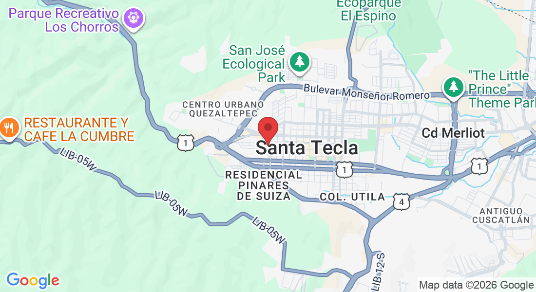 16 Avenida Nte., Santa Tecla, El Salvador