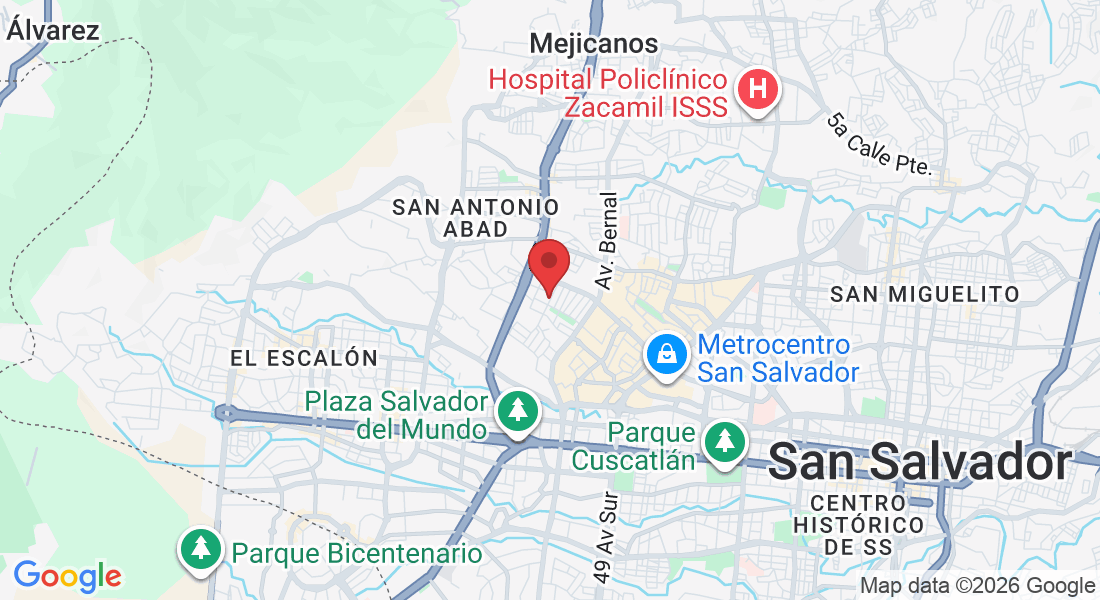 Avenida B 317, San Salvador CP 1101, El Salvador