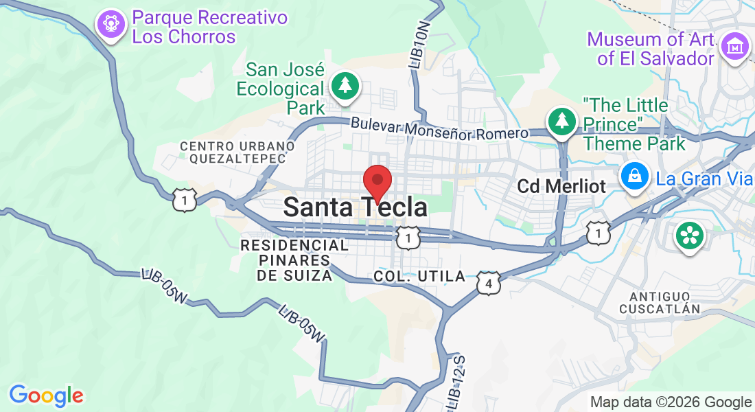 Local #3, 1 Avenida Nte. 2-4, Santa Tecla 1501, El Salvador