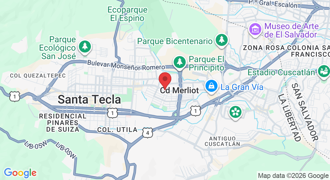 Calle Chiltiupan, Urb. Jardines del Volcán 1, Ciudad Merliot, Santa Tecla, El Salvador