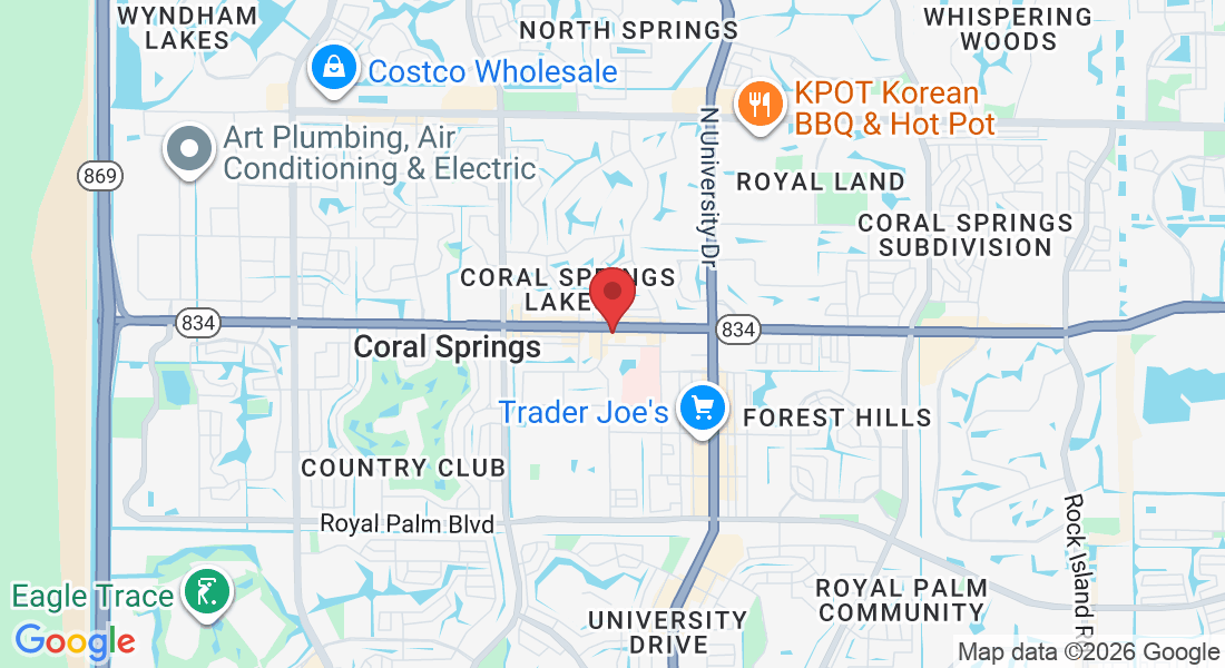 9864 W Sample Rd, Coral Springs, FL 33065, USA