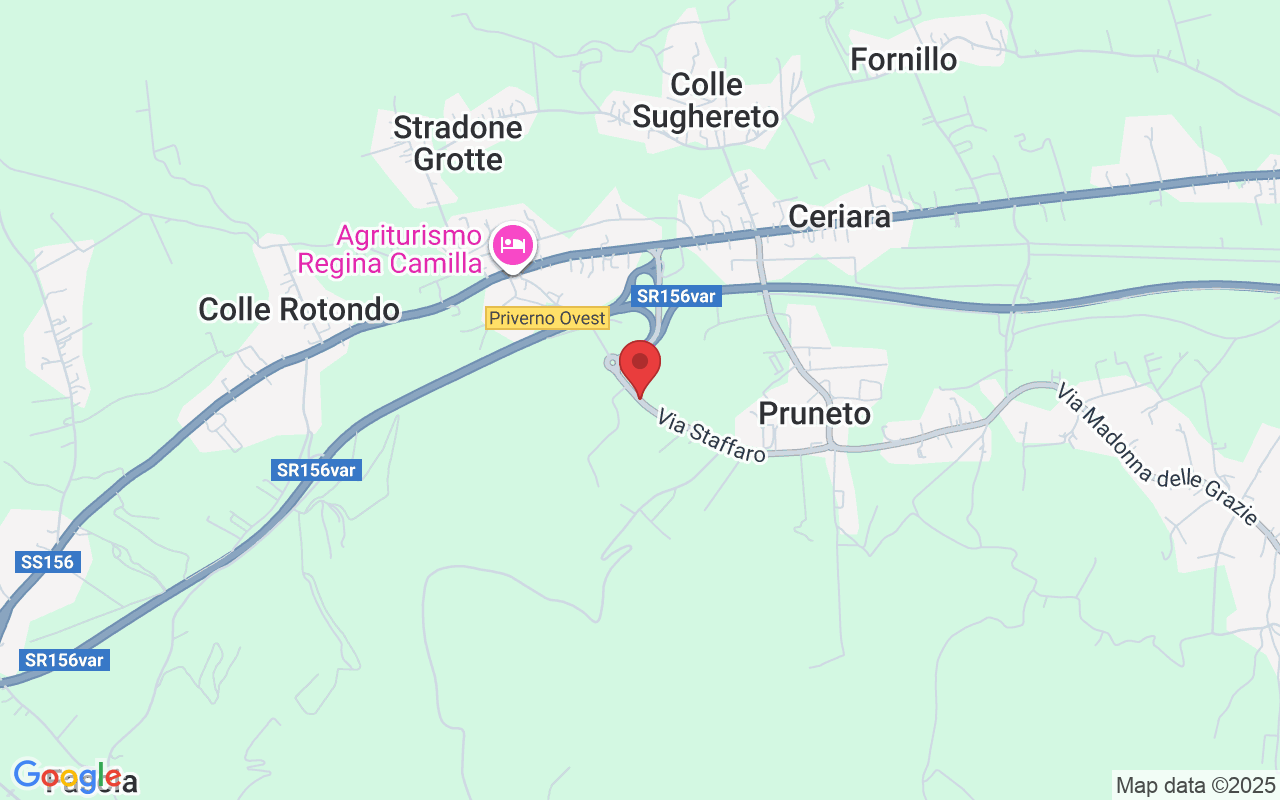 Via Staffaro, 04015 Priverno LT, Italy